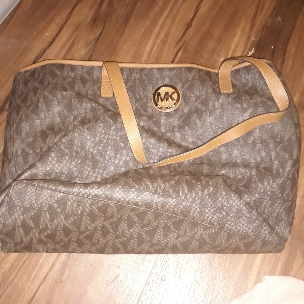 Michael Kors Brown Duffel Bag